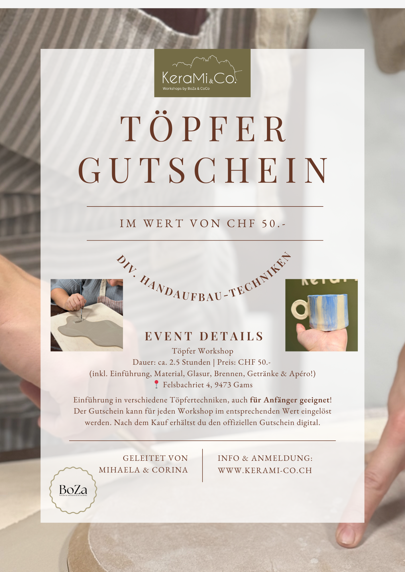 Gutschein im Wert von CHF 50.-