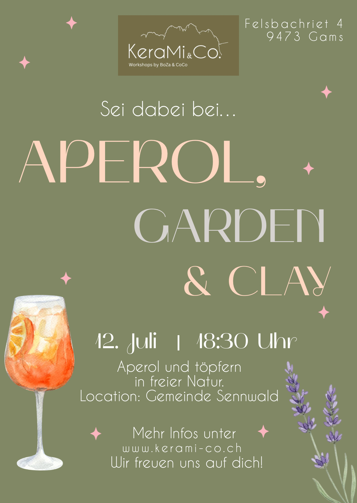 Aperol, Garden & Clay - Workshop