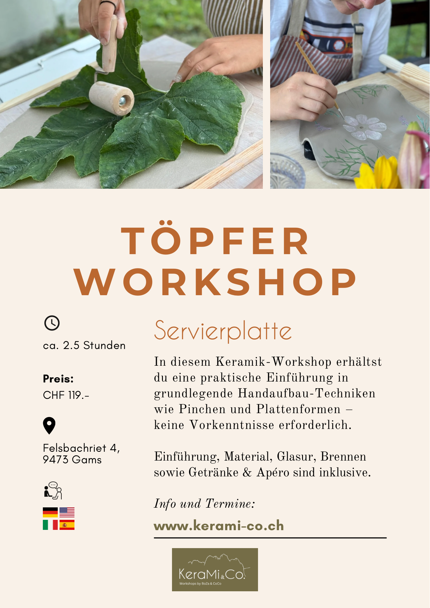 Pottery Workshop – Serving Platter