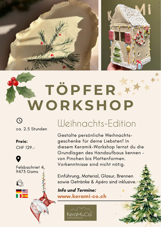Töpfer Workshop - Weihnachtsedition