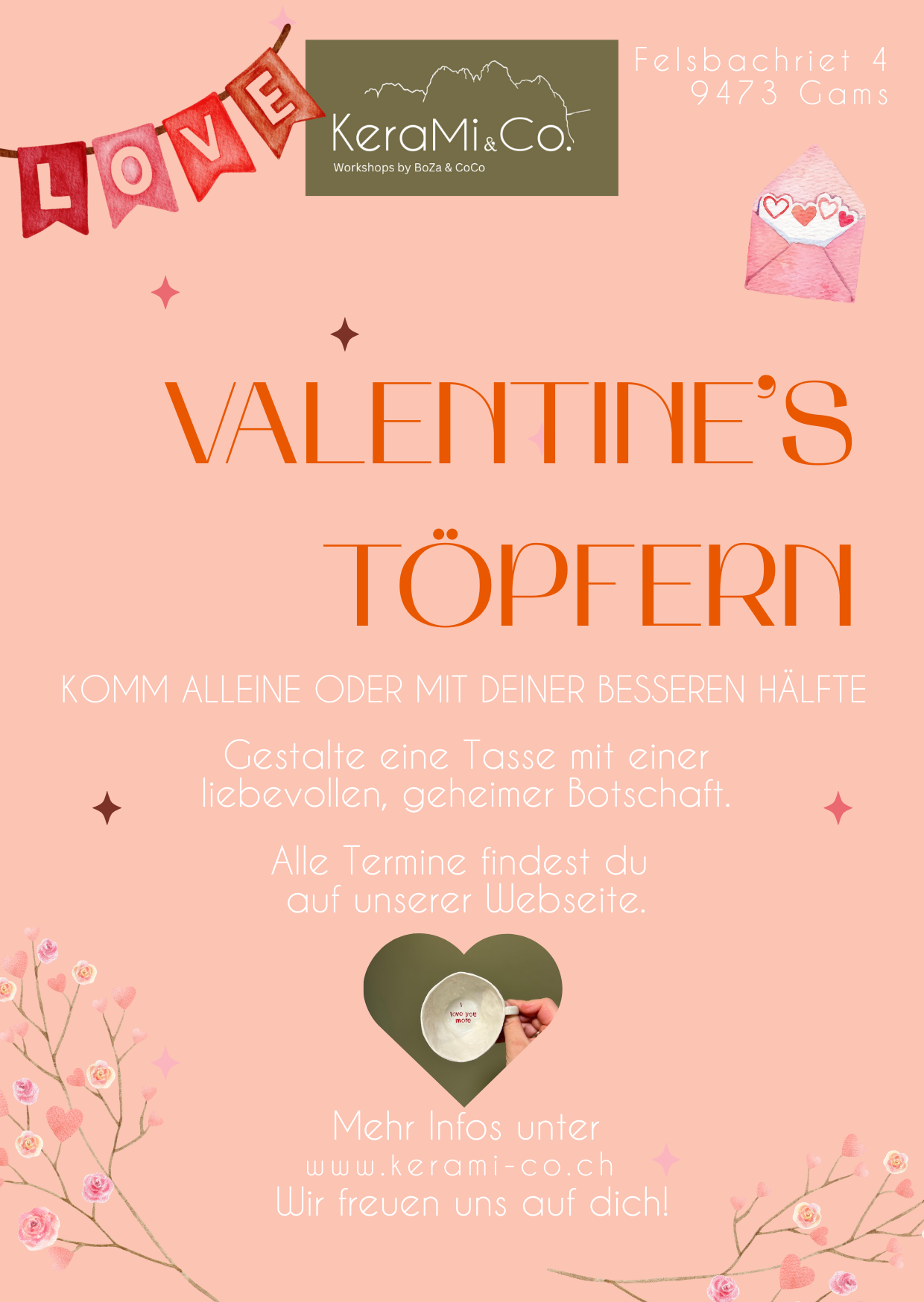 Valentine's Töpfern - Workshop