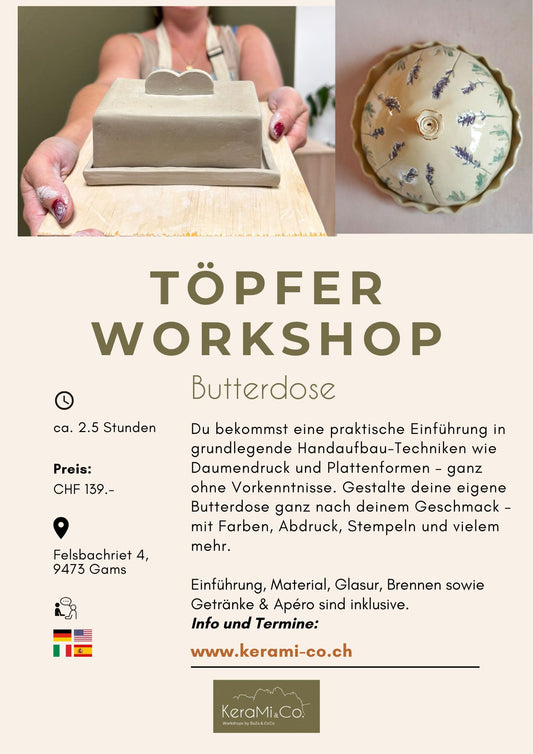 Töpfer Workshop - Butterdose