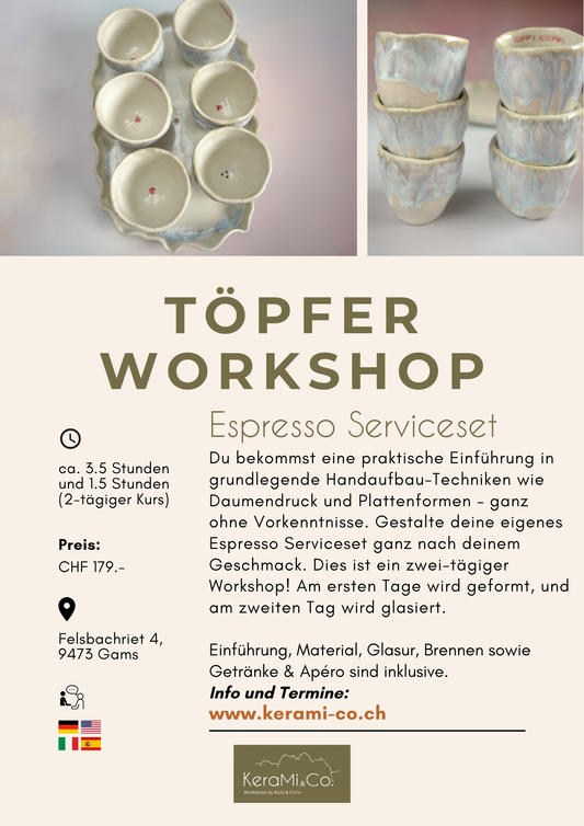 Töpfer Workshop - Espresso Serviceset