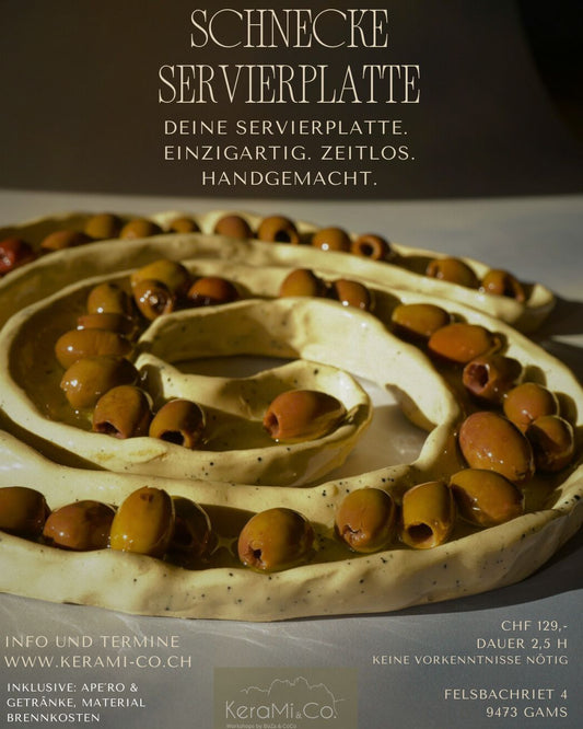 Töpfer Workshop - Olivenschnecke